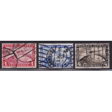 ALEMANIA 1928 SERIE COMPLETA AEREA ZEPPELIN USADA 165 €